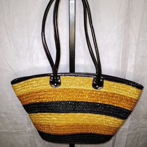 Women's Tricolored Tote Bag NEW
